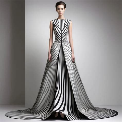 Create An Elegant Haute Couture Long Dress With Crea