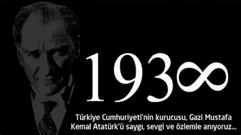 Gazi Mustafa Kemal Atat Rk N Ebediyete Ntikalinin Y L D N M