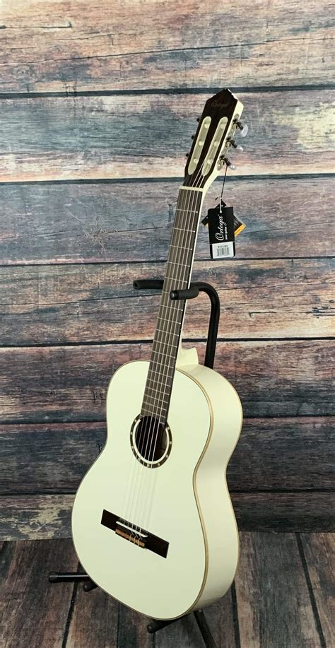 Ortega Left Handed R121lwh Classical Guitar White