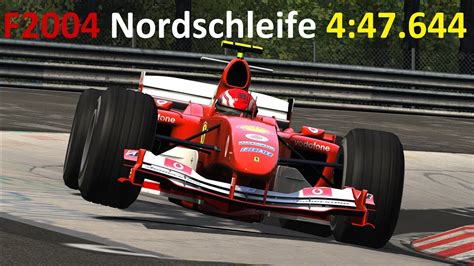 Ferrari F2004 Nordschleife New Record Run Assetto Corsa Setup 4K