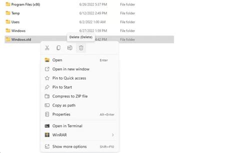 How To Delete Windows Old Folder On Windows Windows Folders