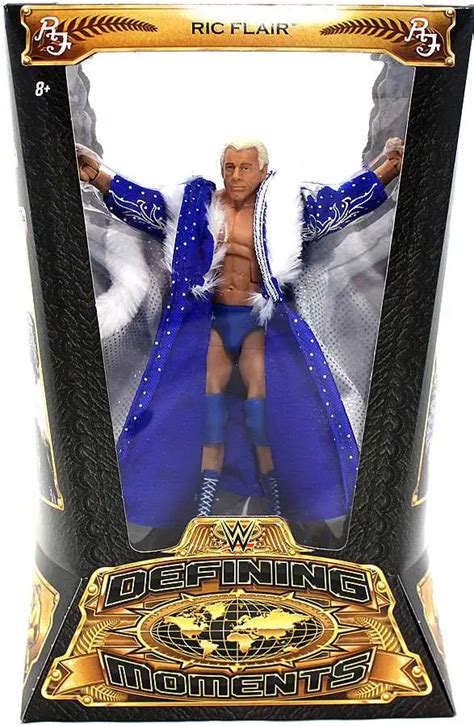 Wwe Wrestling Defining Moments Ric Flair Action Figure Blue Robe Mattel