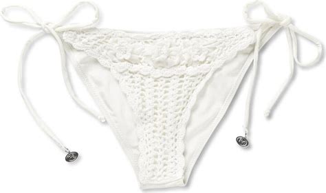 Panos Emporio Crochet Lace Kandia Side Tie Bikini Brief Off White