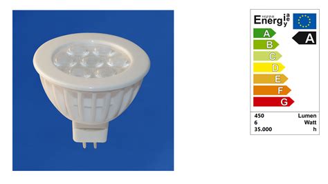 LED Spot Nichia 12 Volt 6 Watt VV 60 Watt Extra Warm Wit