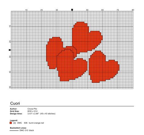 Love Schemi A Punto Croce Creazioni Cinzia Pilo