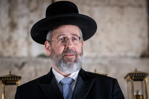 Israels Ashkenazi Chief Rabbi The Knesset Wont Decide Who Is A Jew