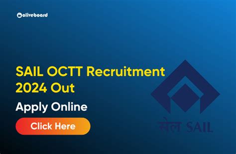 SAIL OCTT Recruitment 2024 Out For 314 Posts Apply Online Link