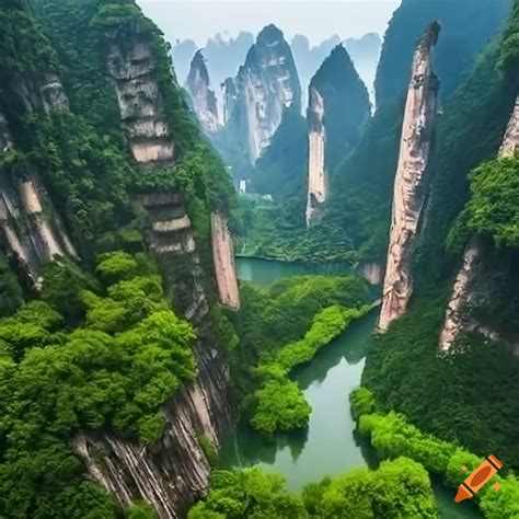 Hunan, china on Craiyon