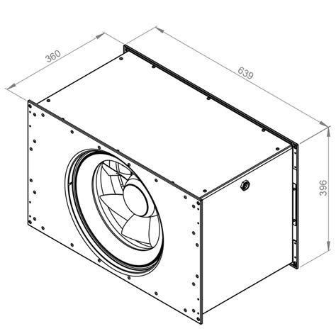 Kanalski Ventilator EMKI 6035 EC 23 Bossplast