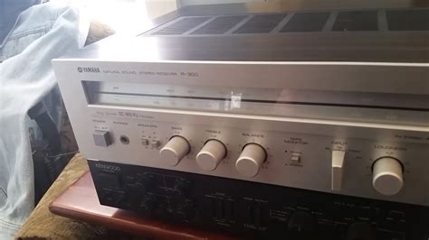 Vintage Yamaha Natural Sound Stereo Receiver R300 Aluminum Silverface