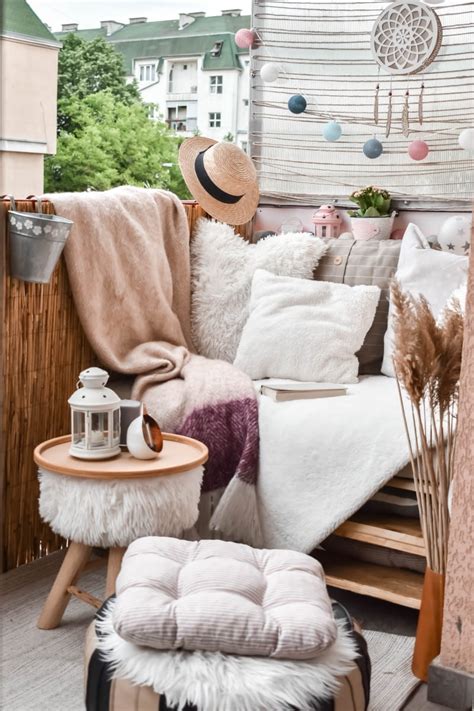 Jak zaaranżować balkon boho Inspiracje Domosfera Balkon i Taras