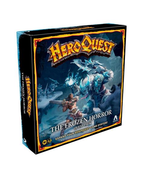 Heroquest Expansion The Frozen Horror Quest Pack Avalon Hill Hasbro