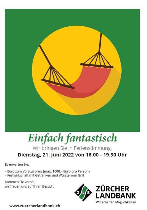 Sommerstartanlass Zlb Z Rcher Landbank