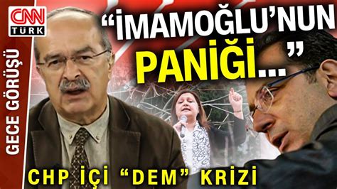 İmamoğlu ndan DEM e Hayır Diyen Gitsin Mesajı Konuklardan CHP deki