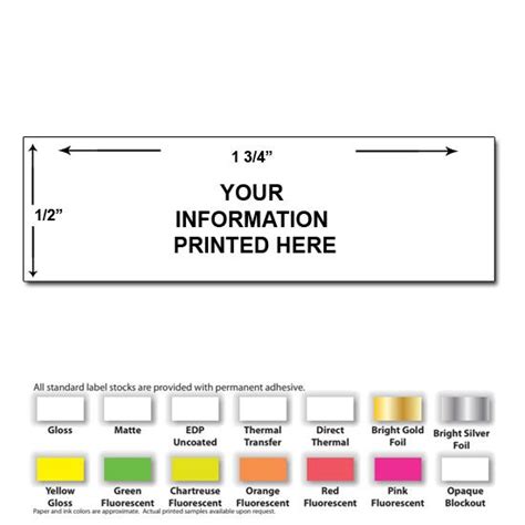 Custom 4" x 2" Labels | DesignsnPrint