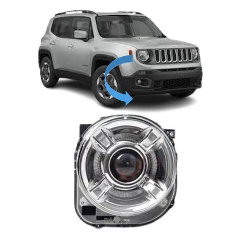 Farol Direito Jeep Renegade 2015 2019 2021 Original Autorizada Pecas