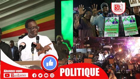 Direct Meeting Amadou Ba Louga Une Mobilisation Exceptionnelle