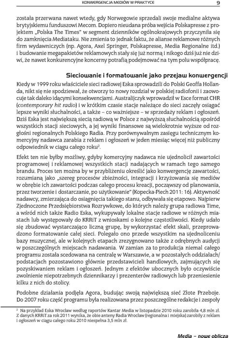 Konwergencja mediów w praktyce PDF Darmowe pobieranie