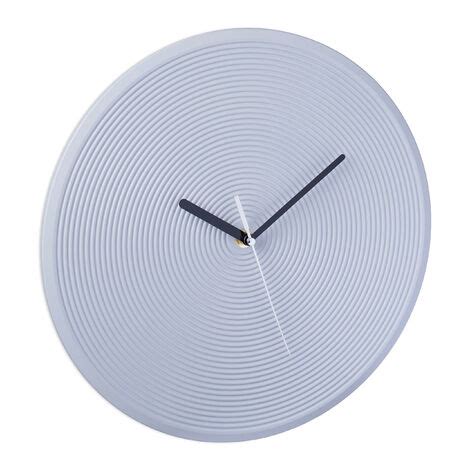 Relaxdays Wall Clock Modern Battery Powered Kitchen Office Analog