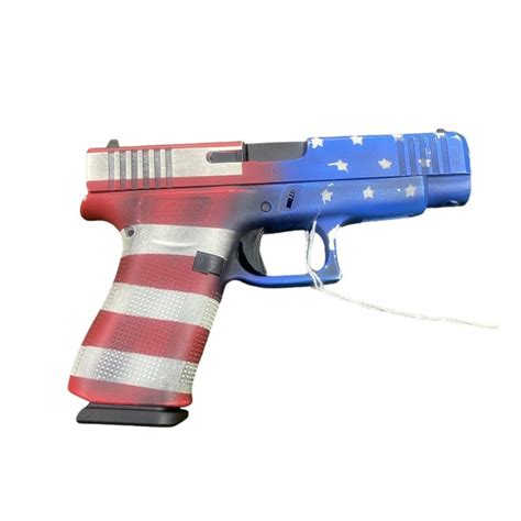 Glock 48 9mm Semi Auto Pistol With American Flag Cerakote Finish 459