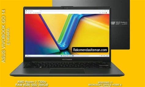 Asus Vivobook Go E F Laptop Untuk Pelajar Dengan Spesifikasi