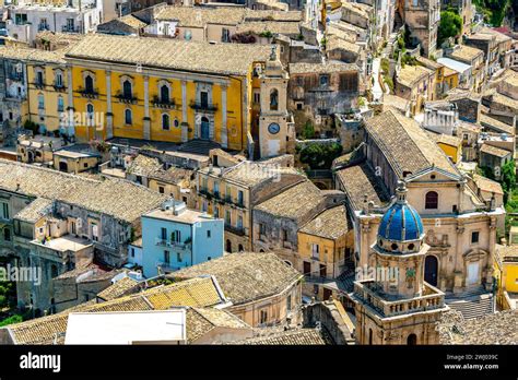 Architecture Of Ragusa In Val Di Noto Stock Photo Alamy