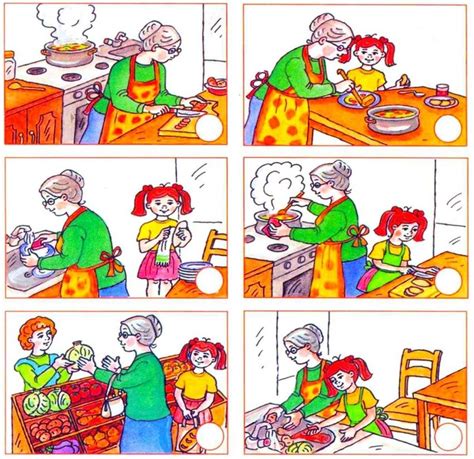 Последовательные картинки для детей 6 7 лет