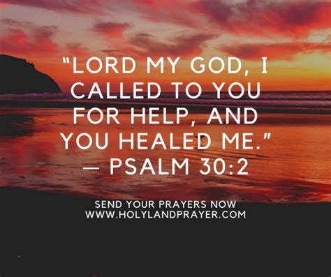 Powerful Prayers For Healing Holy Land Prayer