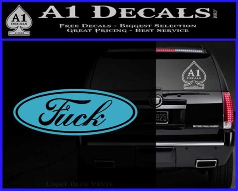 Ford Fuck Decal Sticker A Decals