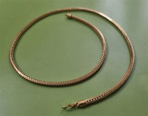 Brass Golden Gold Plated Gents Chain Size Inch Length At Rs