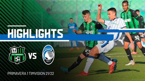 Primavera 1 Timvision Sassuolo Atalanta 1 1 Highlights Youtube