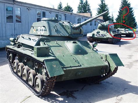 I was looking at some T-80 Russian light tank and saw this sort ...