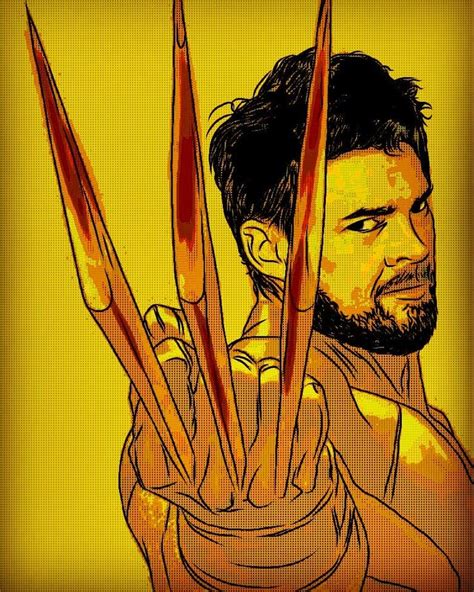 The Mr Greenart On Instagram Logan Wolverine Played By The