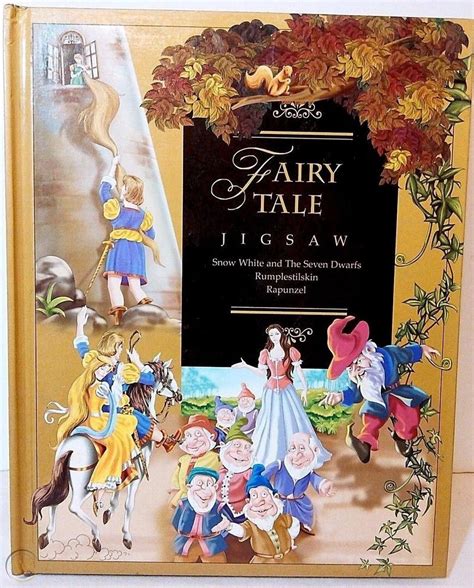 Fairy Tale Jigsaw Puzzle Story Book Snow White Rapunzel Rumpelstiltskin