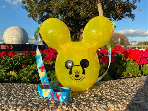 Photos New Yellow Mickey Balloon Popcorn Bucket Debuts At Walt Disney World Wdw News Today