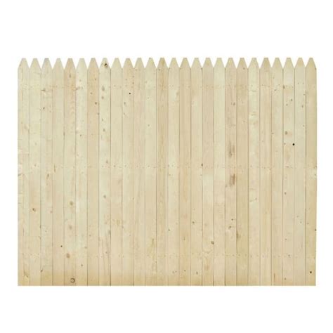 Have A Question About 6 Ft X 8 Ft Spruce Privacy Pointed Flat