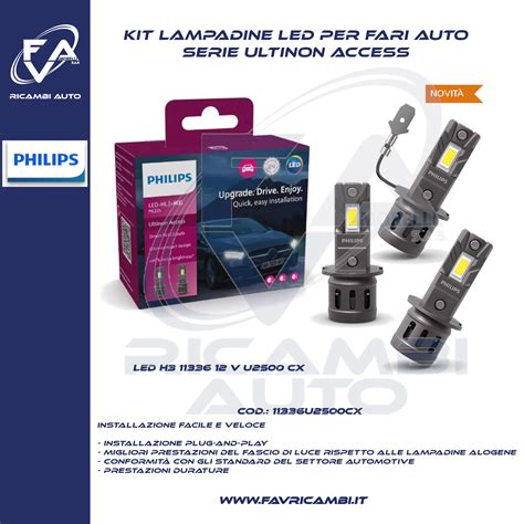 Kit Led Philips Ultinon Access H V U Cx F A V Di