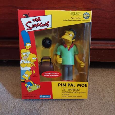 Vtg Playmates The Simpsons Pin Pal Moe Toyfare Mail In Exclusive