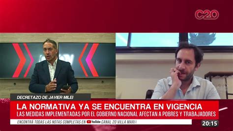 C Noticias Dnu Milei Hern N Herrera Tv Una Forma Diferente