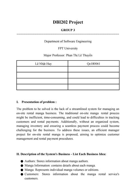 Report Dbi202 Project Group 3