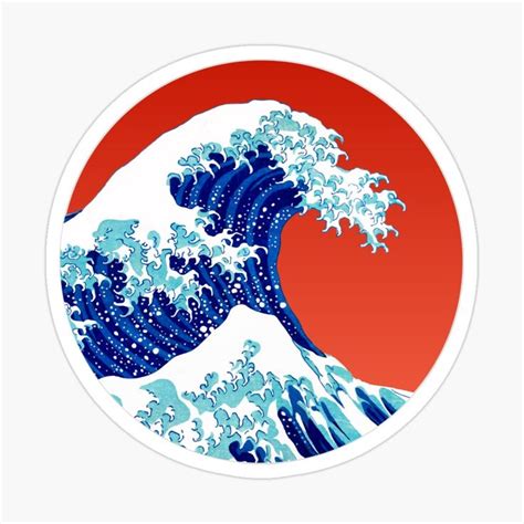 The Great Wave Off Kanagawa Sticker