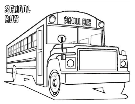 Coloriage Bus Scolaire Pour Enfant Dessin Gratuit à Imprimer