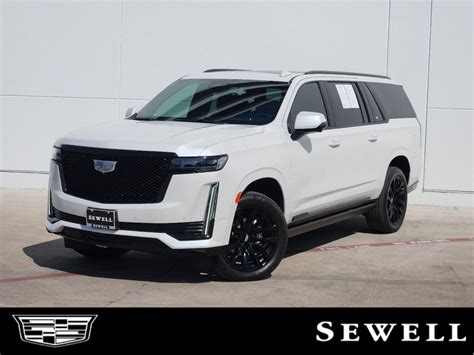 Used White 2021 Cadillac Escalade ESV 2WD 4dr Sport For Sale