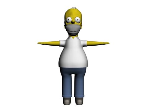 3d model homer simpson