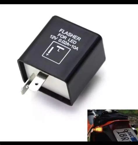 COD 12v Motorcycle Blinker Adjustable Led Flasher Relay Turn Signal