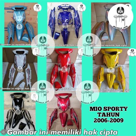 Jual COVER BODY YAMAHA MIO SPORTY FULL HALUS ALL WARNA STANDAR COVER