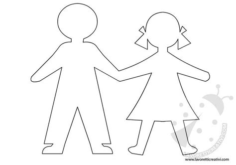 Preschool Arts And Crafts Paper Doll Chain School Crafts