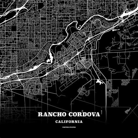 Rancho Cordova California Usa Map Rancho Cordova California Rancho