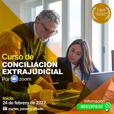 Curso B Sico De Conciliaci N Extrajudicial Ceniud