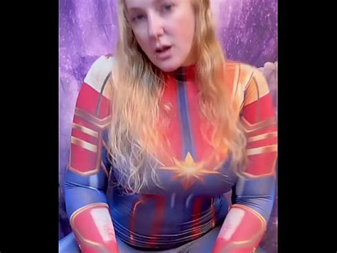 Captain Marvel Rides An Ebony Dildo XVIDEOS